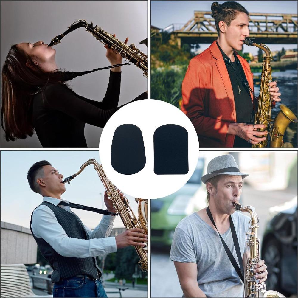 1Set 0.8mm Silicone Saxophone Mouthpiece Cushions Clarinet Tooth Pad Mouthpiece Protector Musical Instrument Accessories 3