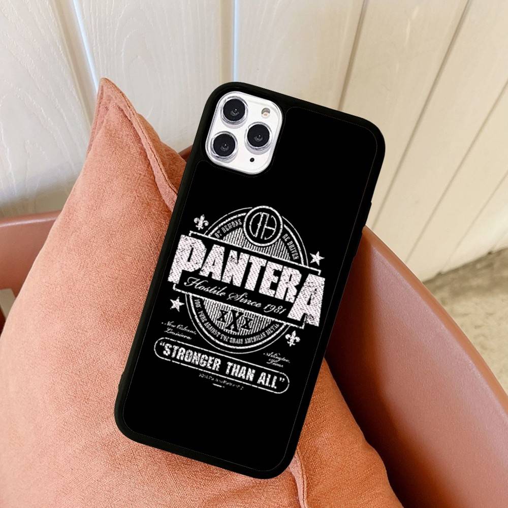 Dark Heavy Metal Rock P-PanteraS Band For IPhone 11 12 13 14 15 16 17 Pro Max Plus TPU+PC Shockproof Back Phone Cases