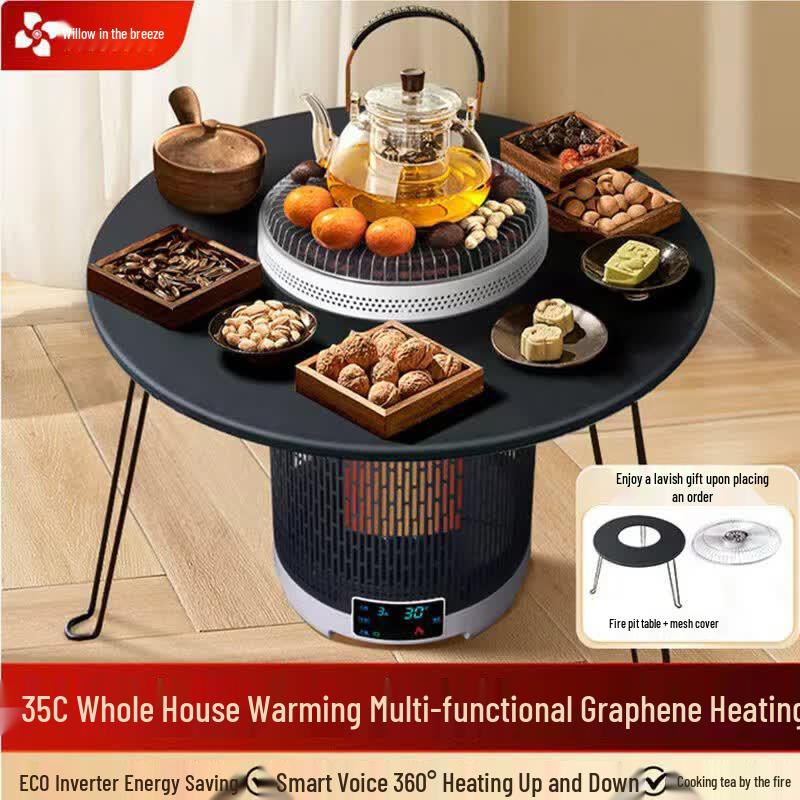 Fengqingyang A05-10J Graphene Far-Infrared Heater with Hearth Table CN plug (adapter included)
