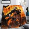 1 шт. Фланелевое одеяло с принтом Наруто, Высококачественное, Удобное для всех сезонов, Декор для дома, Тепло и комфорт, Идеально для рождественских подарков