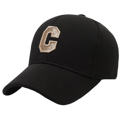 Кепка Шапка Логотип 3D Вышивка Уличная Крутая Повседневная Мужская Женская CZA152 [Белый Клык] (Черное золото)