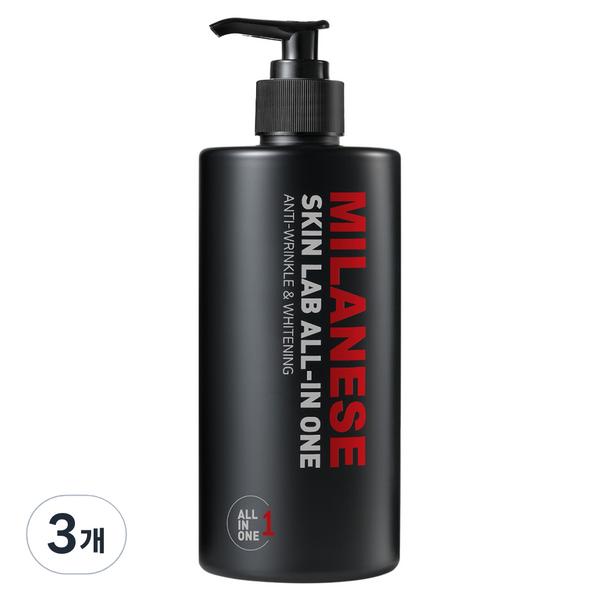Milanese Skin Lab Mens All-in-One Skin Care, большая емкость, 500 мл, 3 предмета, лучшая мужская косметика Кореи