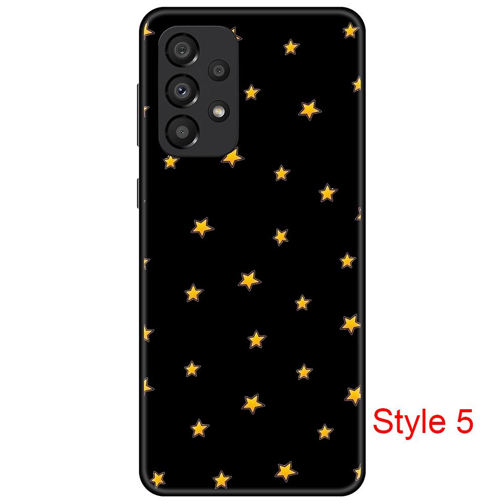 For Galaxy A33 5G Case, Samsung A33 5G Cute Case, Black Bumper TPU Soft Rubber Silicone Cover Phone Case for Samsung Galaxy A33 5G