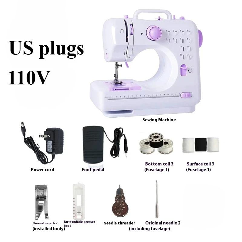 High Quality Multifunctional Household Electric Desktop Handheld Fully Automatic Sewing Machine, Foot Operated Tailor Machine