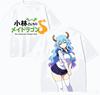Miss Kobayashis Dragon Maid Anime Lover TShirt Harajuku Cotton NewModel High Street Retro Fashion Oversized Unisex Breathable