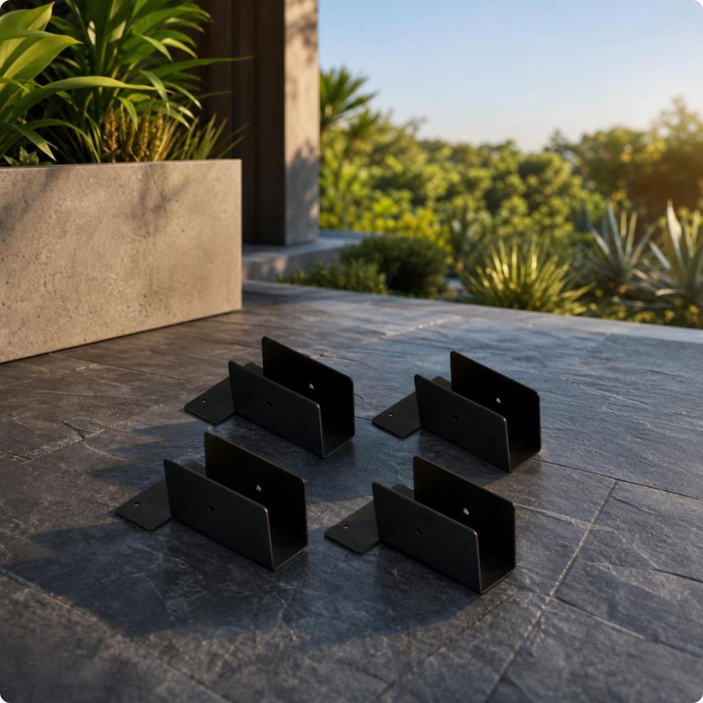 4 Pieces Upper Support Bracket Heavy-Duty Lumber Pergola Resistant for