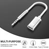 3.5mm Male To Type C Female Headphone Adapter Cable Portable Aux Cable Converter Audio Cable Cord