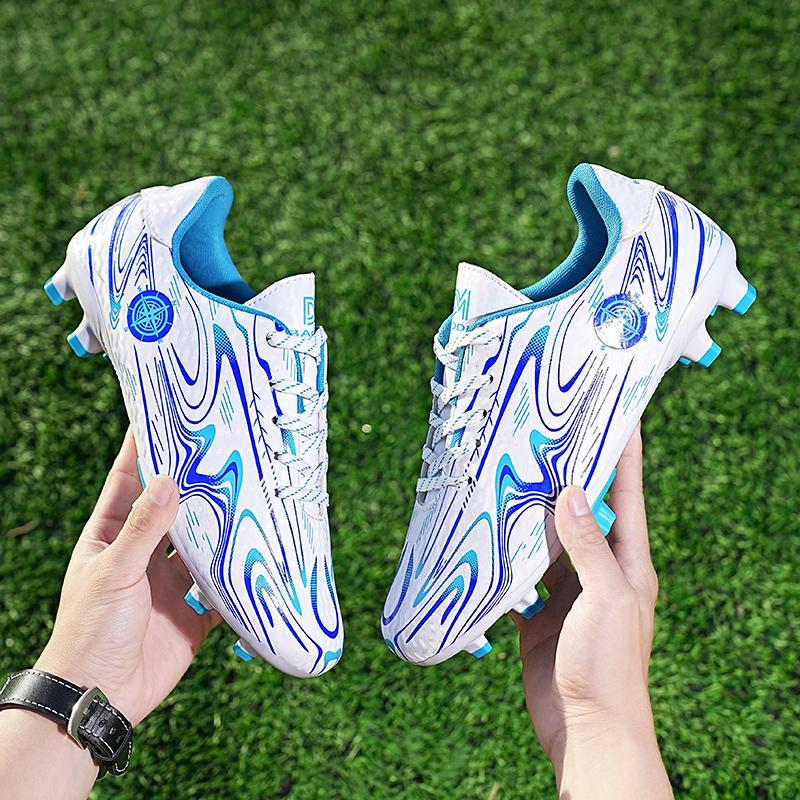 31-44 Высококачественные амортизирующие противоскользящие и износостойкие футбольные бутсы для тренировок на открытом воздухе с длинными шипами