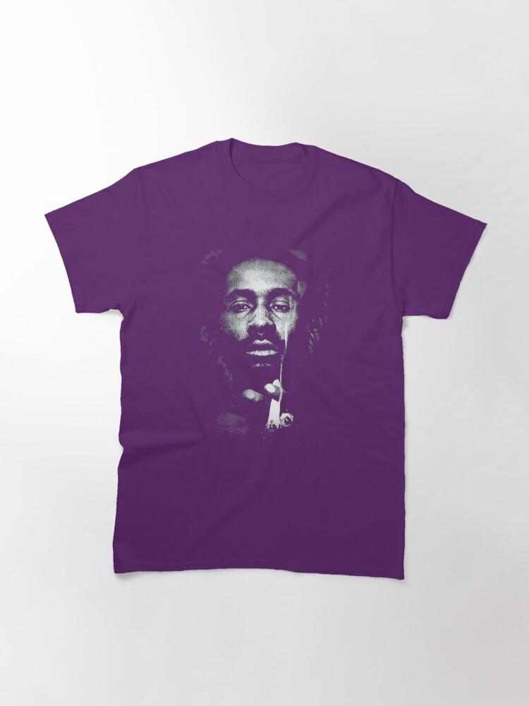 Burning Spear Black And White Design Burning Arts Spear Musician Classic T-Shirt