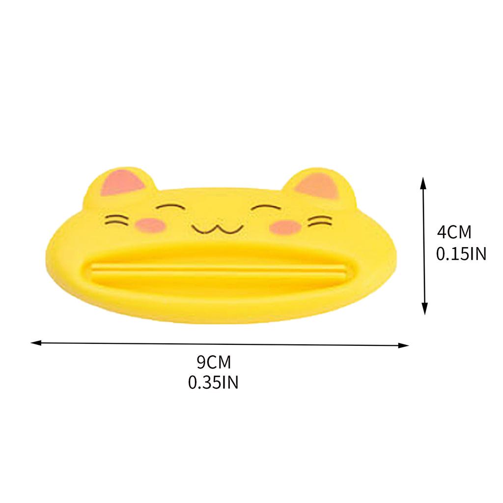 Тюбик для зубной пасты Симпатичные практичные мультяшные пластиковые лягушки Панды Свиньи