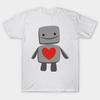 T Shirt Women Robot Love Harajuku Print Kawaii Tshirt Summer Short Sleeve Female T-Shirt Top Tee