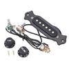 Guitar Soundhole Pickup Set Pre Wired 6 String with Volume Tone for Acoustic Guitars