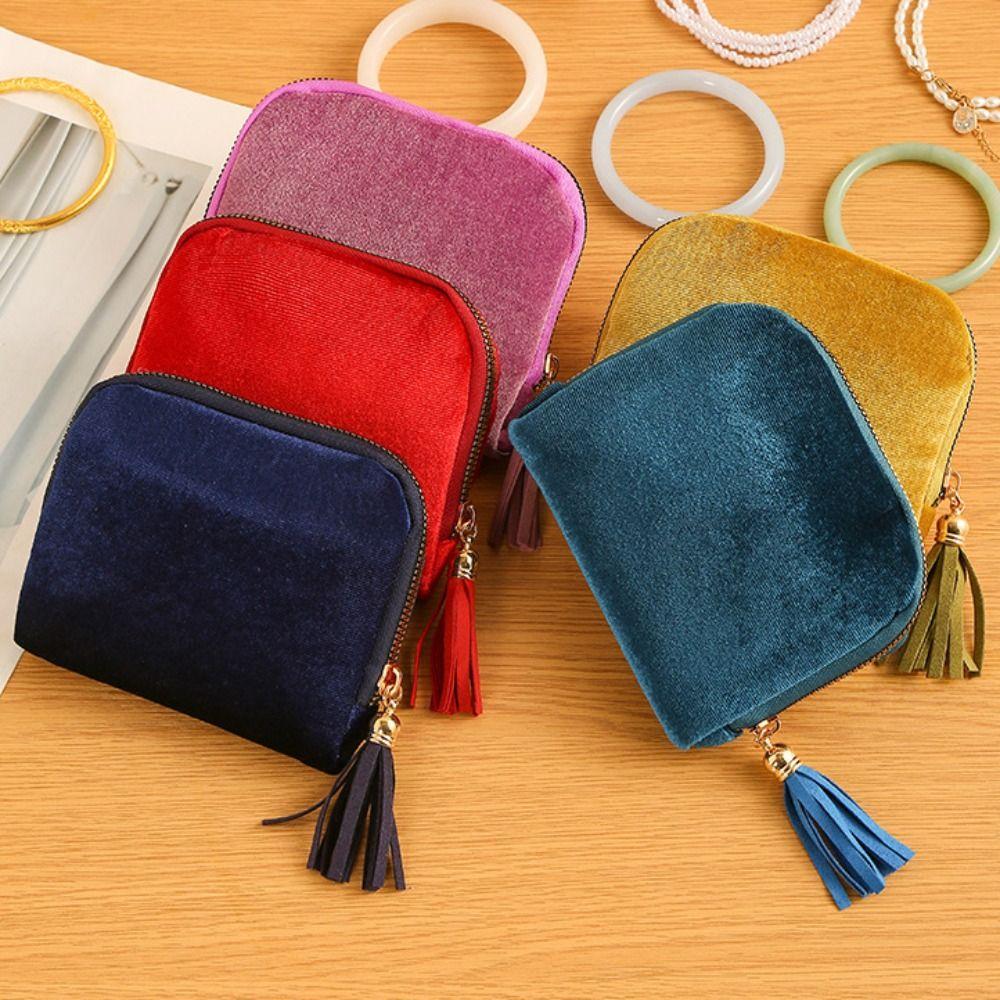Portable Bracelet Display Pouch Anti-Scratch Travel Jewelry Case  Travel Outdoor Use