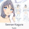 Наволочка Senran Kagura Yumi Dakimakura, наволочка для тела, чехол для подушки «сделай сам», домашнее постельное белье, двусторонний принт
