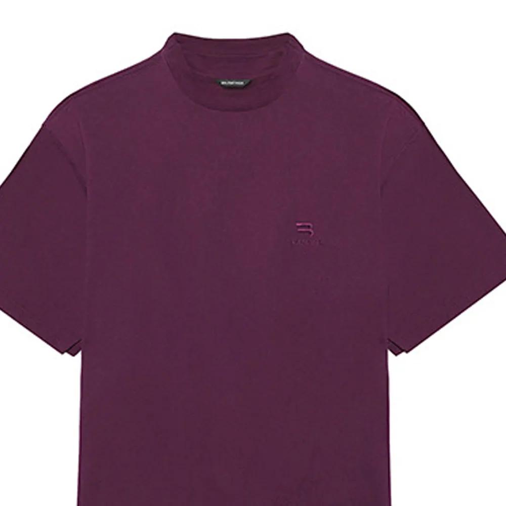 Balenciaga T Shirt Women's Purple Loose Fit (Unisex) T-Shirts 657059TKV908476