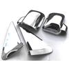 CGP Door Mirror Covers with Base Covers, Adhesive, Chrome, for S700V, S710V, and Late Model Hijet Trucks (Set of 4, Left and Right, CGP5945-D12-SET)