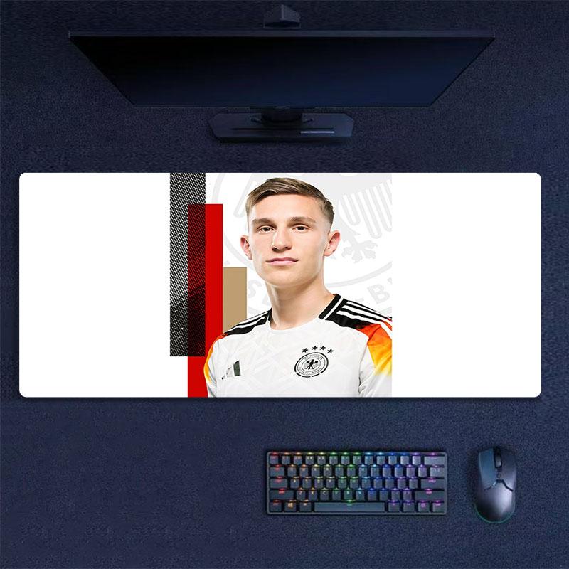 Schlotterbeck Mouse Pad, Large Gaming Desk Mat, Non-slip XXL Mousepad for Laptop & Tablet, Mini PC Playmat with Stitched Edges