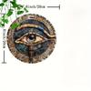 Egyptian Eye of Horus Sign: Wooden Material, 3D Look, 8x8inch, Bath Wall Decor, Home Decor, Room Decor, Farmhouse Decor