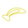 100pcs Paper Clips Portable Mini Cute Banana Shape Rustproof Electroplated Metal Paperclips Office B