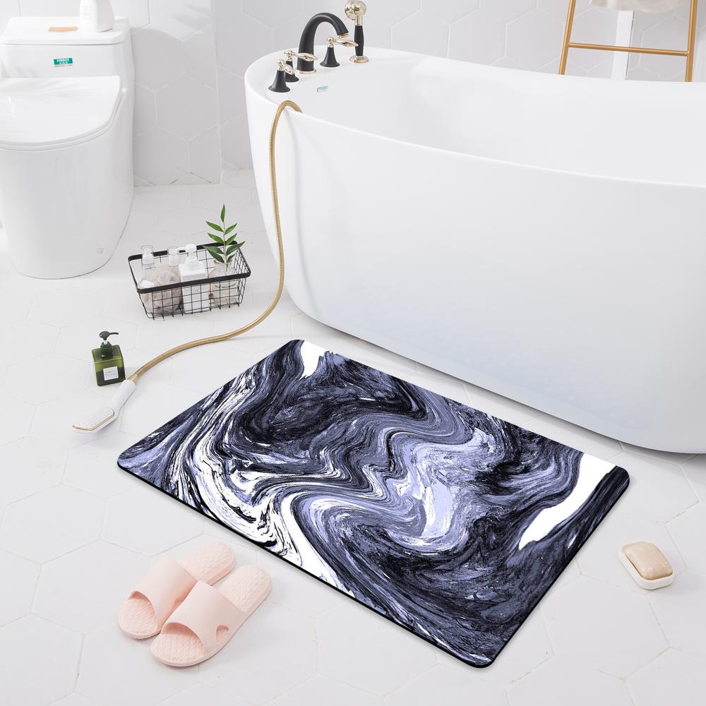 Non-slip Absorbent Mat Entry Door Mat Bathroom Shower Carpet Home Bathroom Bedroom Floor Kitchen Carpet