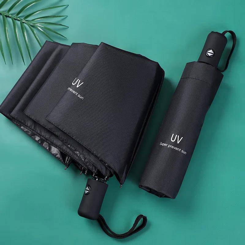 Mini Folding Automatic Umbrella Anti Uv Rain Sun Umbrella Fashion Portable Windproof Light Women Men Children Parasol Umbrella