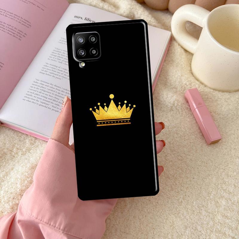 Королевская Корона Короля Для Samsung Galaxy A55 A35 A15 A32 A12 A22 A52 A54 A34 A14 A56 A36 A26 A16 A13 A53 A06 Чехол