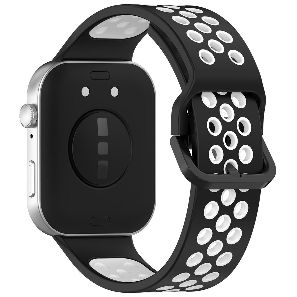 For Huawei Watch Fit 3 Soft Silicone Watch Strap Replacement Dual Color Band