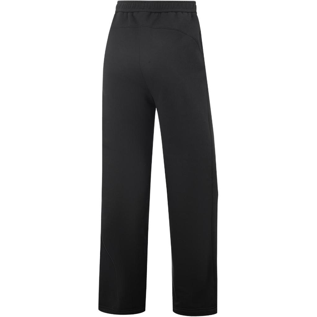 Спортивные брюки женские трикотажные флисовые с вышивкой логотипа серии Fitness Li Ning AKLV972-8
