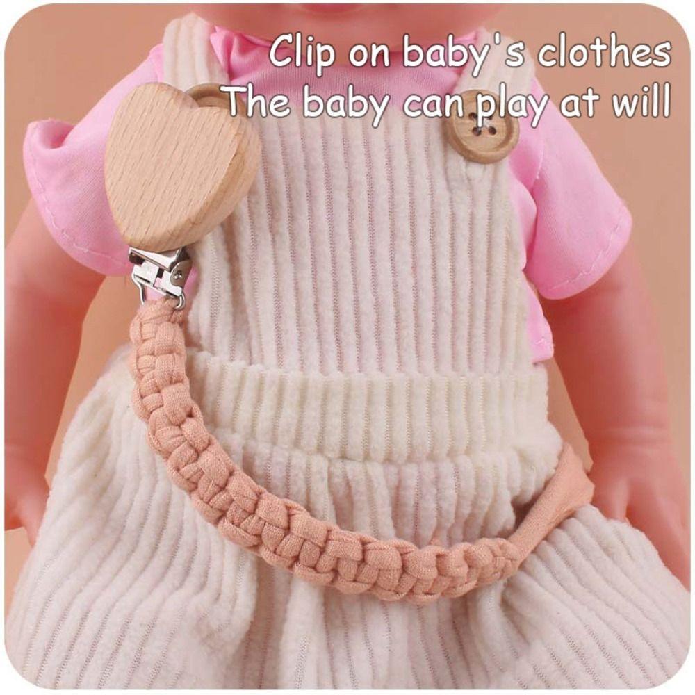 Shape Soother Holder Pacifier Holder Clips Baby Pacifier Chain Dummy Clips Baby Teether Toys Straps