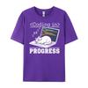 Programmer Cat Kitty Meow Animal Pet Computer Programming Vintage T Shirt Unisex Luxury Designer Japan Style