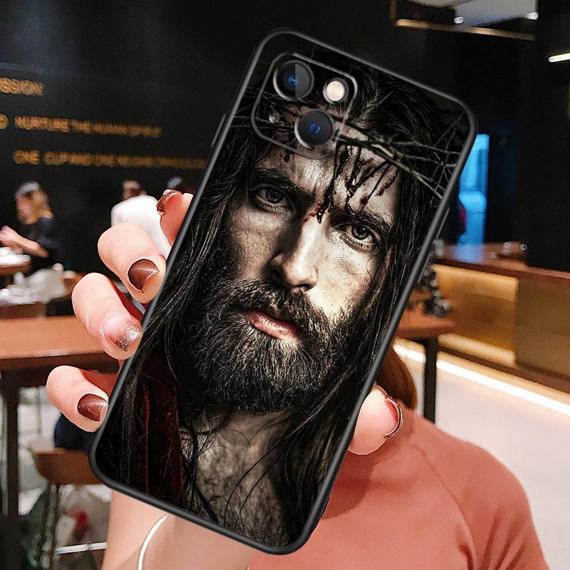 Divine Mercy Jesus Phone Case For iPhone 16 Pro Max 15 14 13 12 11 Pro Max Plus 12 13 Mini XR 16e Funda Cover