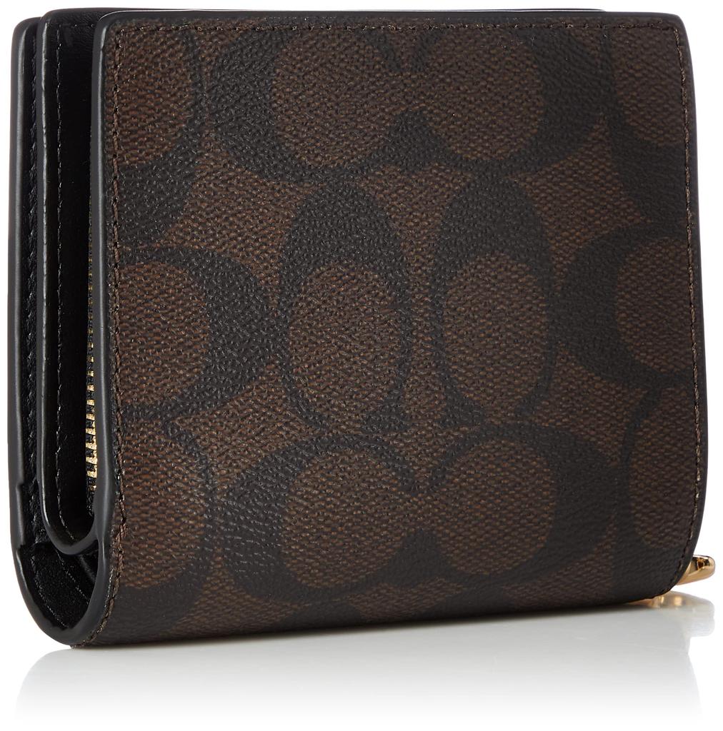 Bifold Wallet C3309 Signature IMAA8 [Coach] Women's Im/Brown/Black [Item]