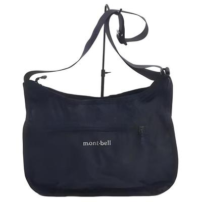 MONTBELL 8 л Легкая наплечная сумка Сумка через плечо Сумка для улицы Унисекс Нейлон Черный Маленькая