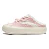 Li Ning Trendy Casual Non-Slip Shock Absorbing Low-Top Скейтерские Кроссовки Женские Кроссовки Розовые Белые AZGU014-6