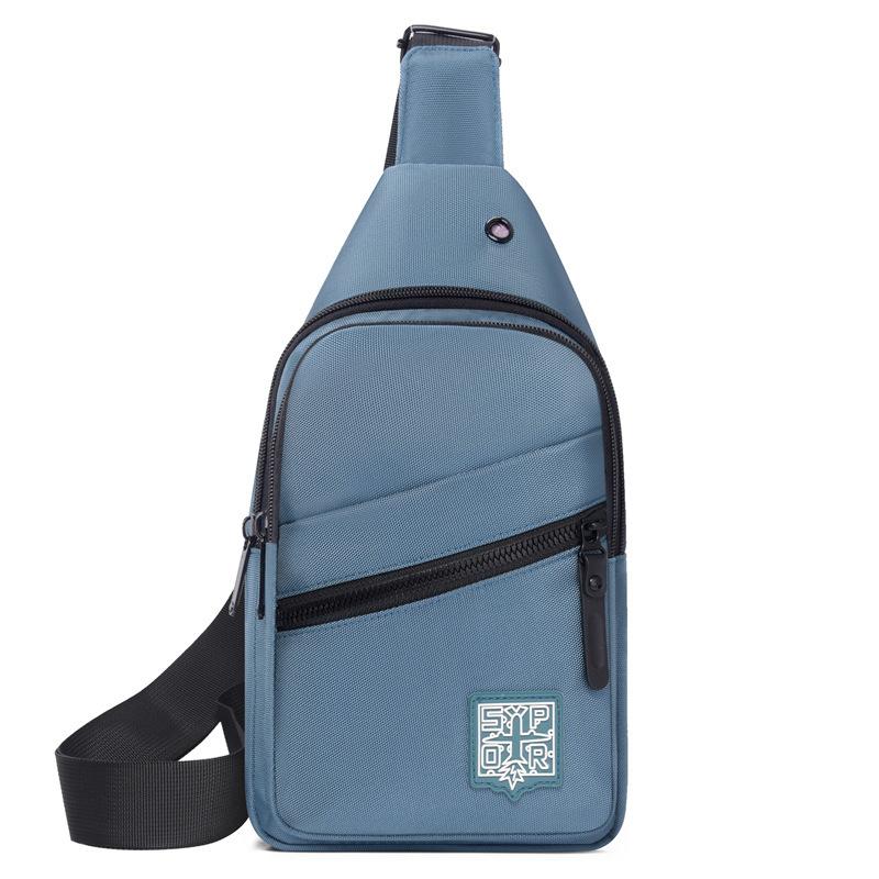 Мужская нагрудная сумка высококлассная большая вместимость на плечо спортивная и повседневная универсальная трендовая нагрудная сумка-мессенджер