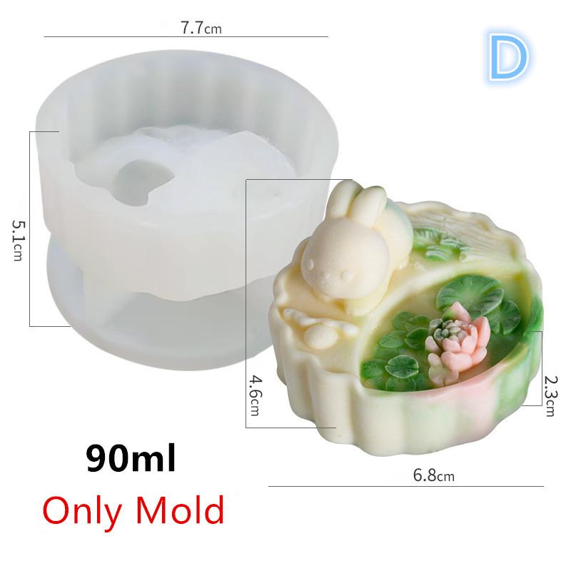 Креативная силиконовая форма для молочного пудинга в виде кролика, форма для заварного крема, милая мультяшная форма для желе, торта, форма для торта, украшение для торта, инструмент для выпечки