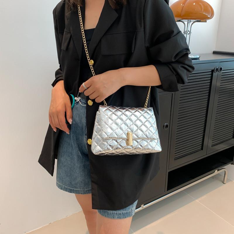 Yogodlns Роскошная стеганая сумка на плечо с лазерным дизайном и шевроном, женская сумка-мессенджер через плечо из искусственной кожи высокого качества с вышивкой нитью