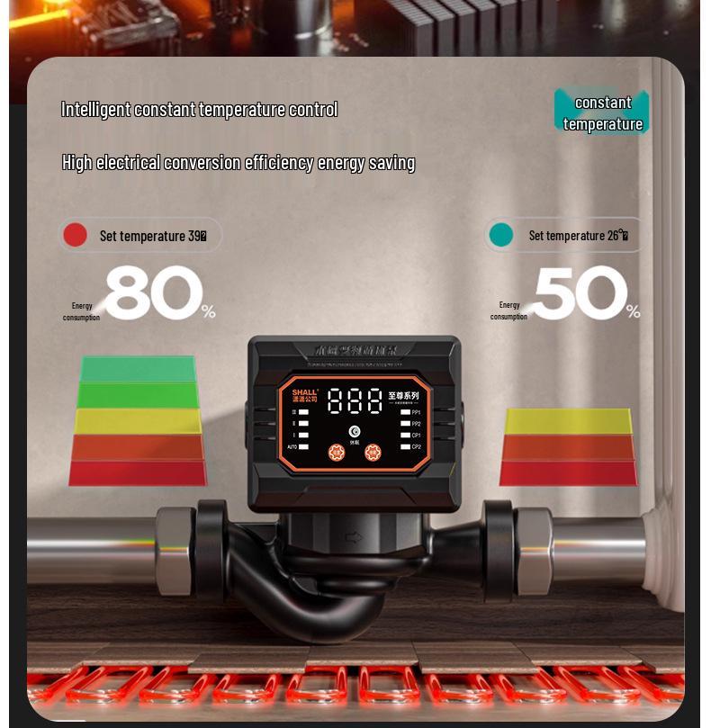 Полностью автоматический бесшумный солнечный насос для нагрева воды для домашних радиаторов
