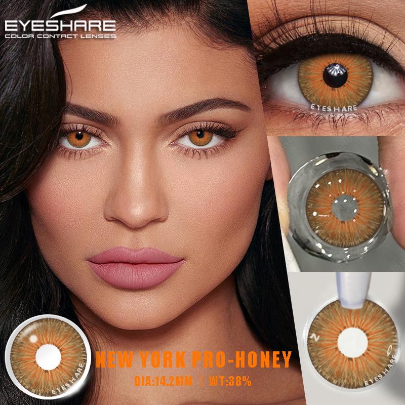 Eyeshare Цветные контактные линзы для глаз New York Pro Series 1 пара Украшения Косметика Макияж