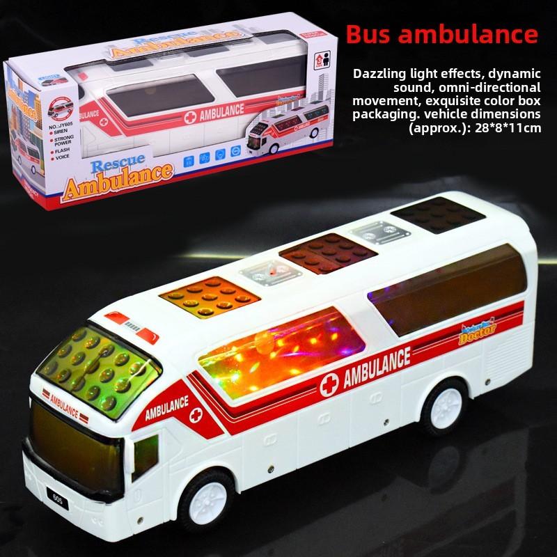 Интерактивная электрическая детская игрушка-машина мусоровоз с 4D-музыкой и подсветкой