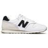New Balance NB 373 Ретро Шнуровка Лоскутная Кожа Синтетика Низкий Верх Повседневные Кроссовки для Бега Унисекс кроссовки Белый Черный ML373PA2