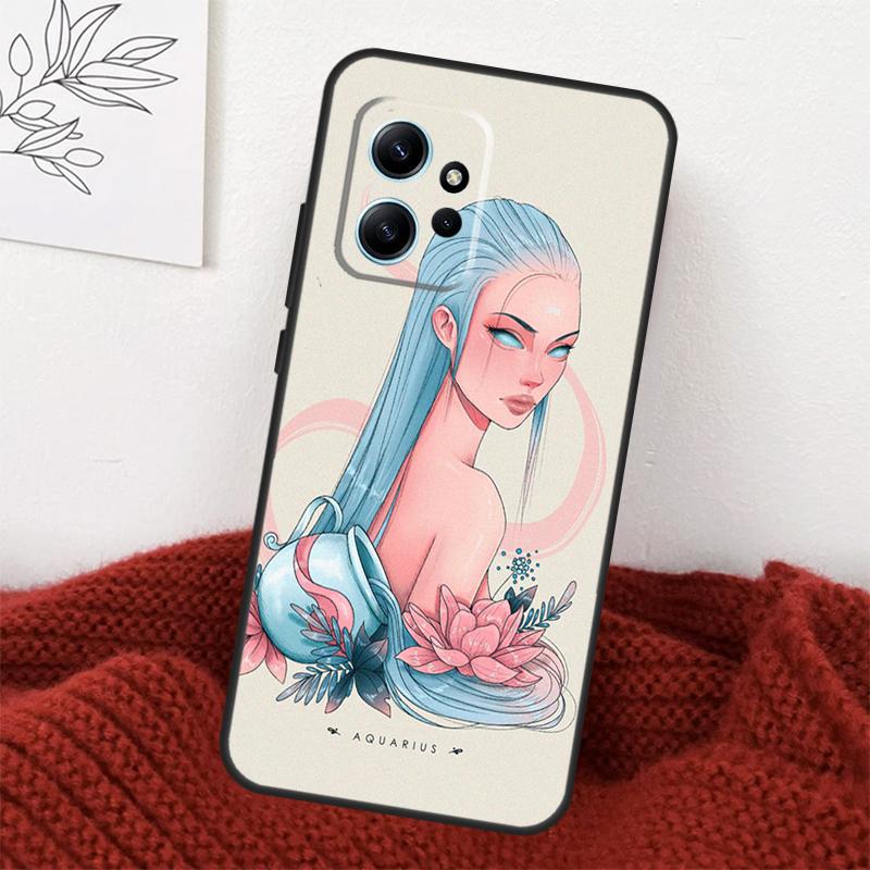 Чехол Horoscope Girl Scorpio Taurus Virgo для Xiaomi Redmi Note 13 10 11 12 14 15 Pro Plus Чехол для Redmi 15 15C 14C 10C 12C 13C