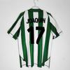 Ретро старая футбольная форма Betis, домашняя, сезон 03-04, Ла Лига, копия №. 17 джерси Хоакина