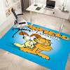 1pc Cute Garfield Print Area Rug - Soft, Washable Non-Slip Indoor Mat, Living Room, Home Office Decorative Rug,Office Decorative