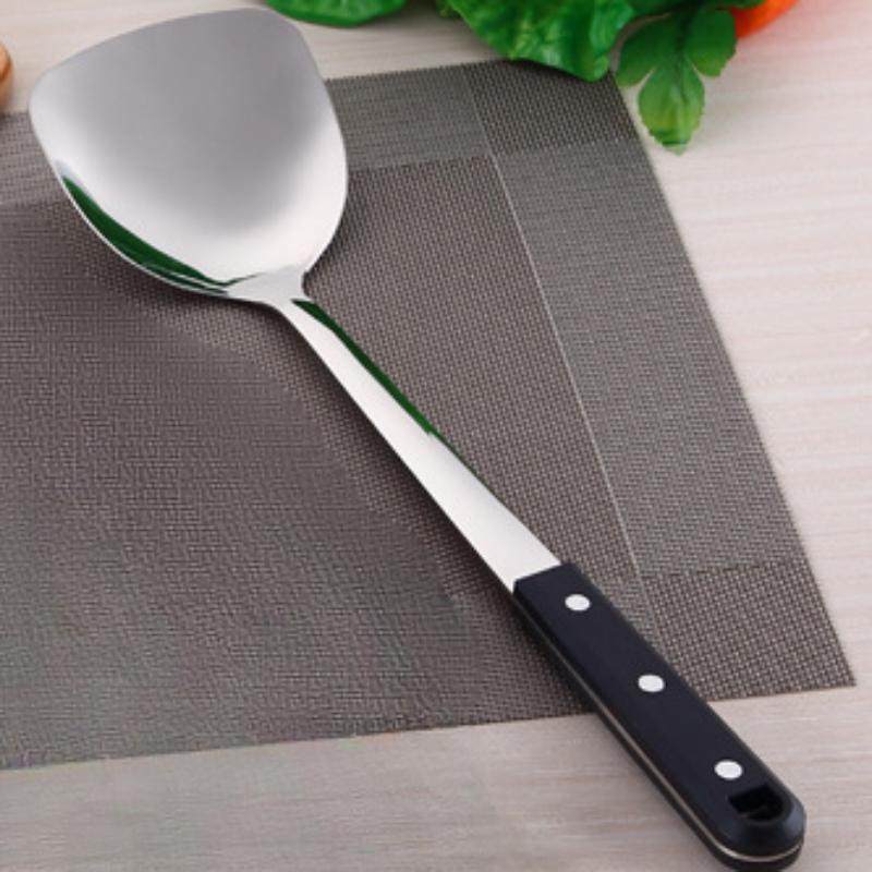 HANYANG Нержавеющая сталь Черный жемчуг Кухонные принадлежности Кухонная ложка Набор лопаток Кухонная утварь Нержавеющая сталь Дырявая ложка Ложка Шпатель