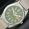 ВОССТАНОВЛЕННЫЕ SEIKO 5 AUTOMATIC 6309A ЯПОНИЯ МУЖСКИЕ ЧАСЫ С ЗЕЛЕНЫМ ЦИФЕРБЛАТОМ a427294-2