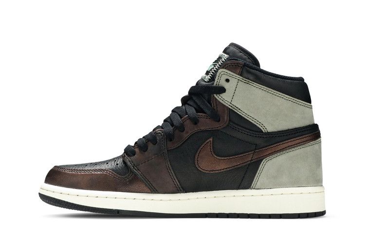 Jordan 1 ретро-яркий светлый армейский оттенок ржавчины с патиной