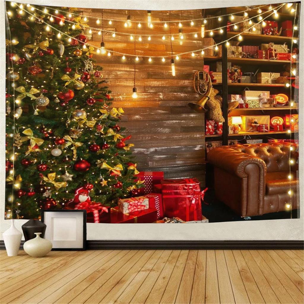 Snow Wall Hanging Tapestry Christmas Wall Hanging Tree Wall Hanging Gorgeous Christmas Tree Fireplace Gifts