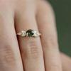 Emerald and Diamond Fashion Ring - Women's Engagement and Wedding Jewelry