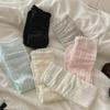 1Pair Mesh Spring Summer  Socks Ruffle Thin Socks Sweet Lace Socks  Women Girls